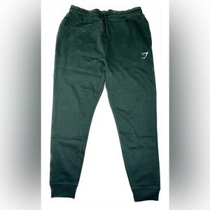 NEW Gymshark Crest Joggers | Dark Green | Large